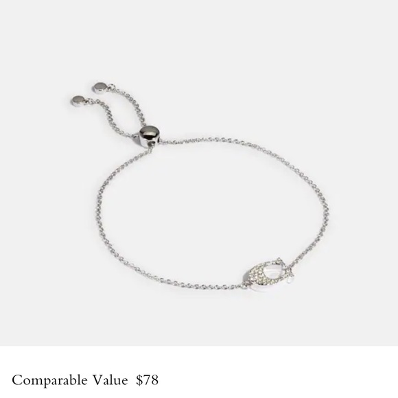 COACH SILVER SLIDER BRACELETS 🥀 - Picture 3 of 4